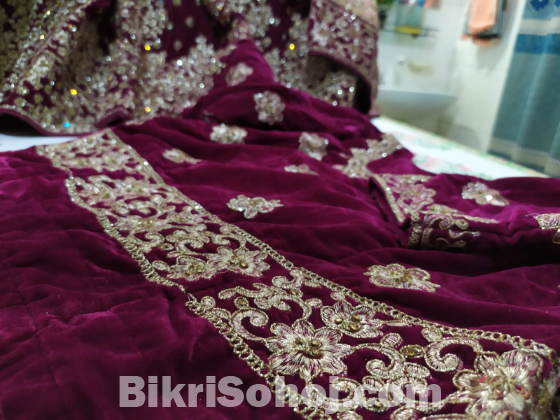 Bridal Lehenga (Velvet)